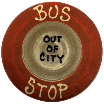 Bajan Bus Stop Out Of City