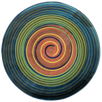 Red and Green Swirl