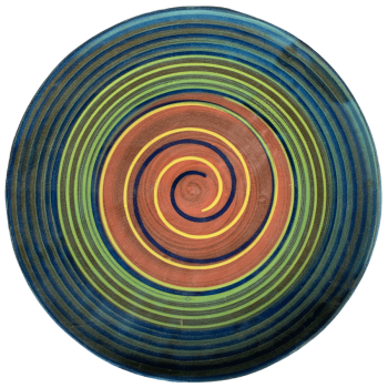 Red and Green Swirl