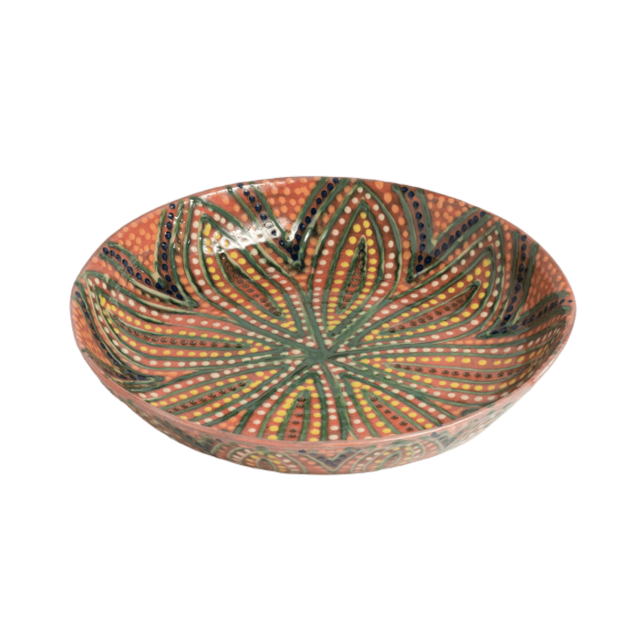 Super Italian Pasta Bowl (14 inch) - Watermelon Starburst